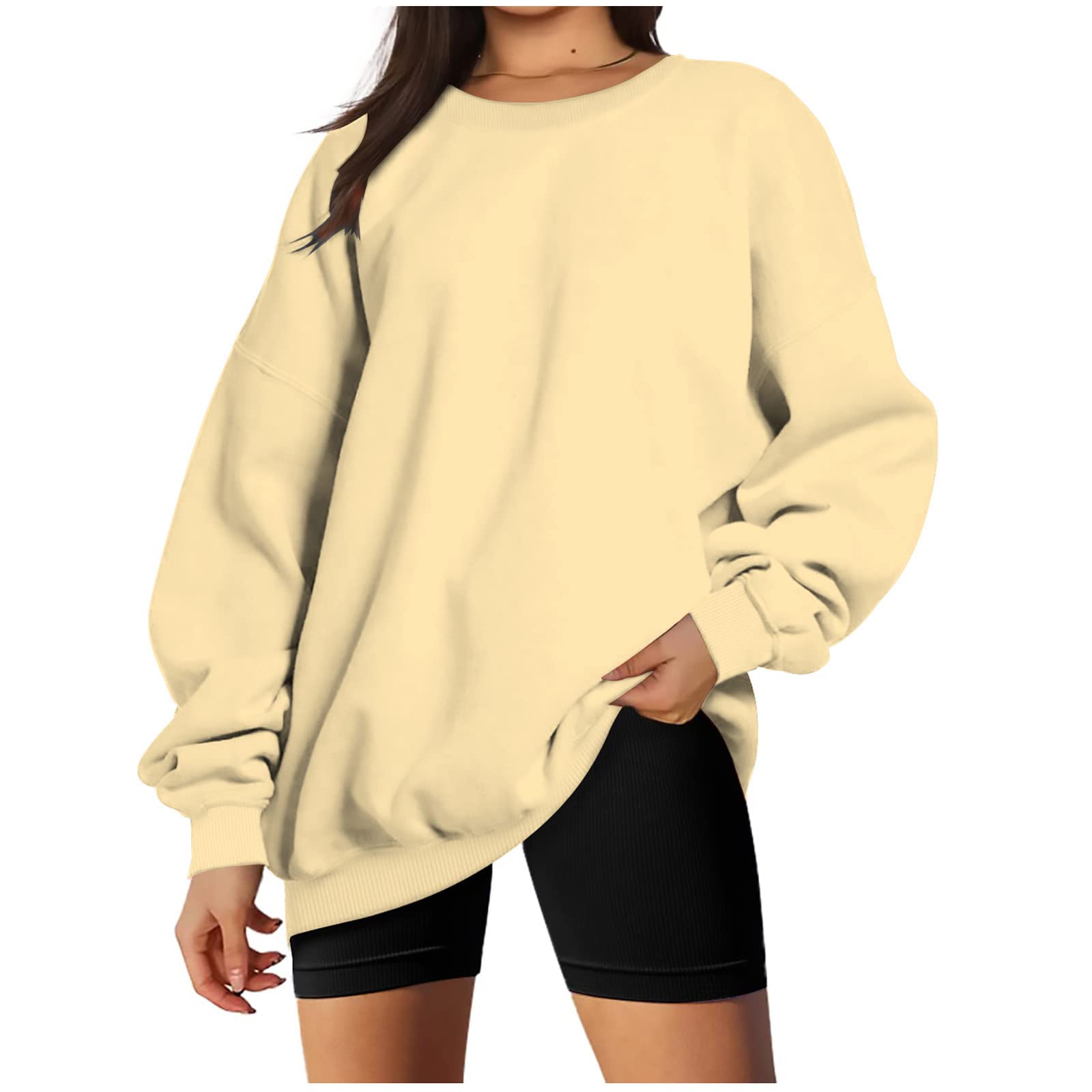 Women's Oversized Fleece Hoodie - Comfy Pullover Sweatshirt for Fall & Winter