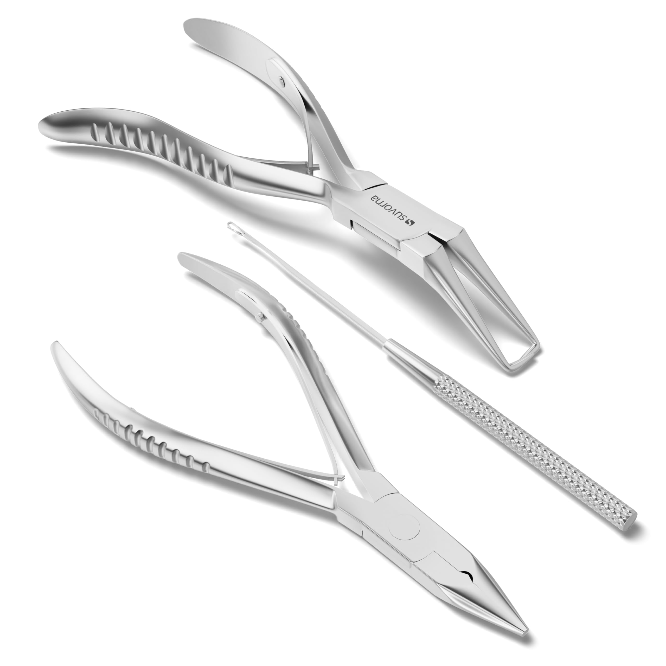Professional Hair Extension Tools Kit - Micro Link & Micro Ring Beads Opener, Closer & Needle Hook - Japanese Steel Styling Tools for Seamless Hair Extensions | Perfect for Salons, DIY Styling & Hair Care Enthusiasts