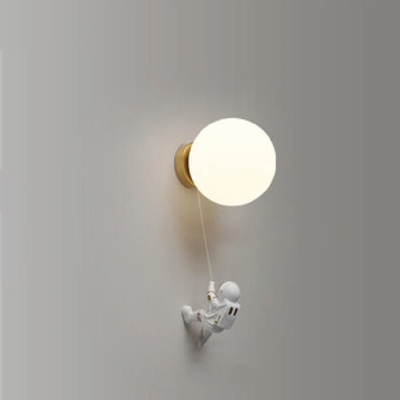 Man in the Moon Wall Lamp - Unique 3D Night Light for Nursery, Bedroom & Home Decor - Romantic Moonlight Ambiance Lighting for Kids Room & Adult Spaces