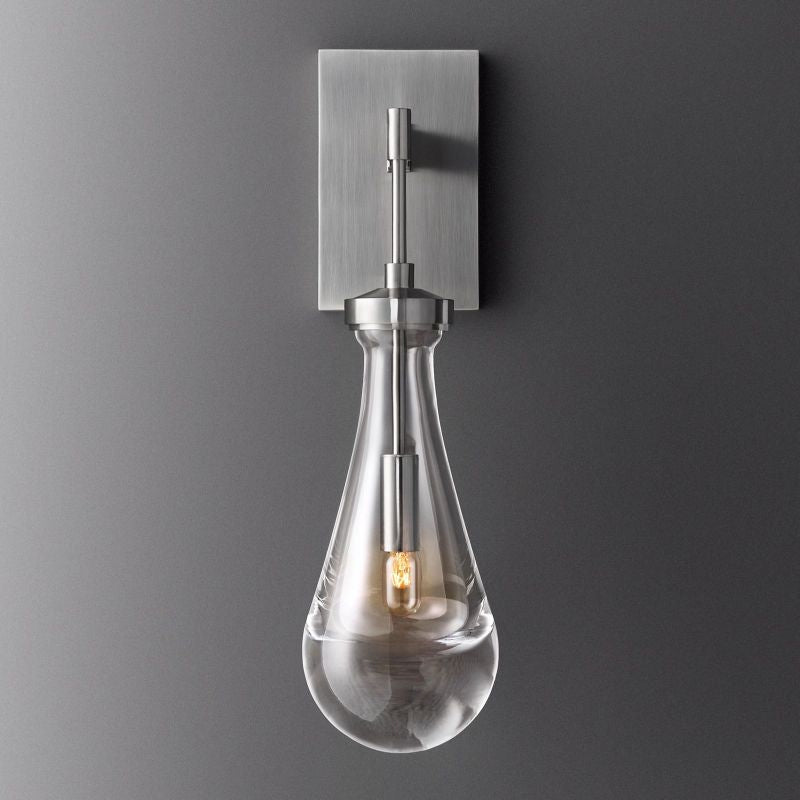 Stylish Raindrop Sconce Rod - Modern Wall Mounted Light Fixture for Living Room, Bedroom & Hallway Decor