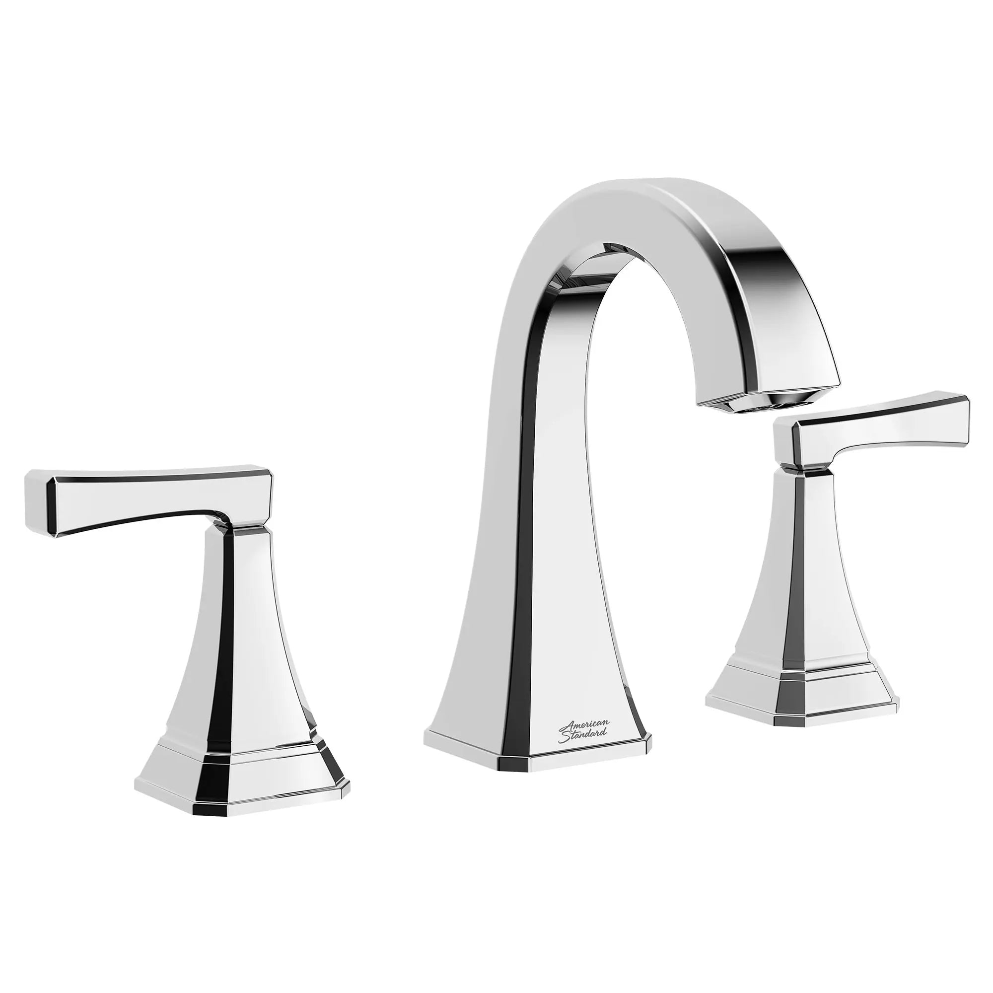 8 Inch Widespread 2 Handle Bathroom Faucet - 1.2 GPM/4.5 LPM Water Flow with Lever Handles - Perfect for Modern Bathroom Vanities & Powder Rooms