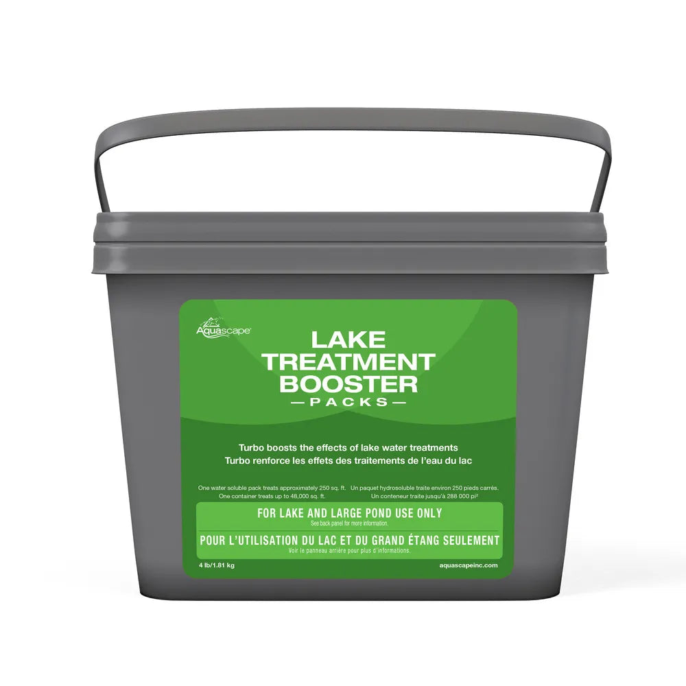 Lake & Pond Water Treatment Booster Packs - Improve Water Clarity & Quality | Algae Control & Pond Maintenance for Healthy Aquatic Ecosystems | Perfect for Backyard Ponds, Lakes & Water Gardens