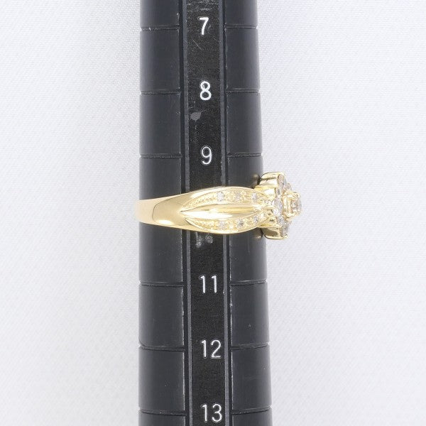 18K Yellow Gold Diamond Ring for Women - Elegant Solitaire Engagement & Wedding Band - Perfect for Proposals, Anniversaries, and Special Occasions