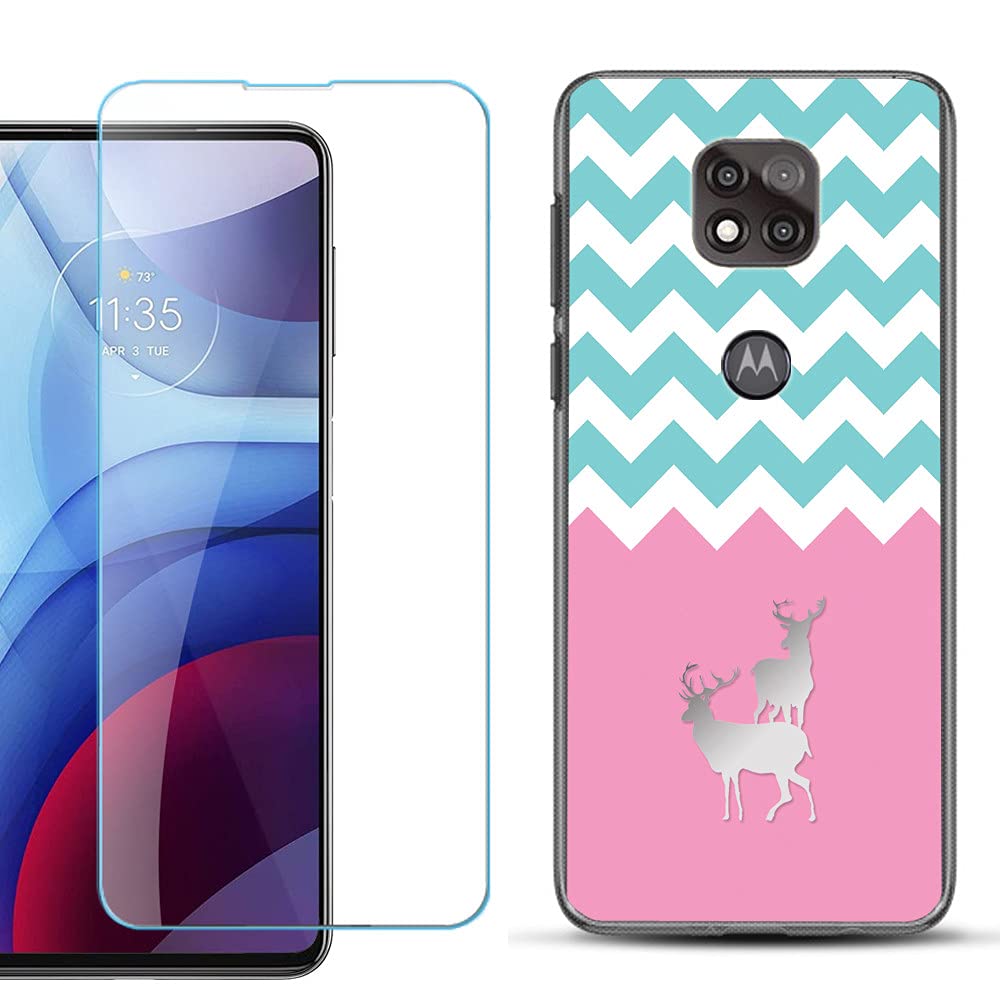 Slim TPU Case for Motorola Moto G Power 2021 - Shockproof & Screen Protector - for Outdoor & Travel