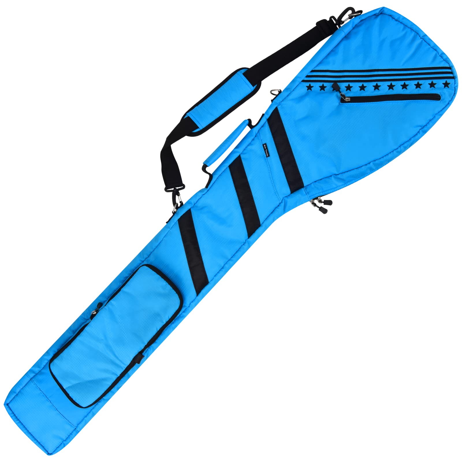 **Lightweight Big Teeth Golf Sunday Bag - Foldable Small Golf Bag for Par 3 & Driving Range Practice | Carry Shoulder Strap | Multi-Color Options | Perfect for Casual Play, Travel & Quick Practice Sessions**