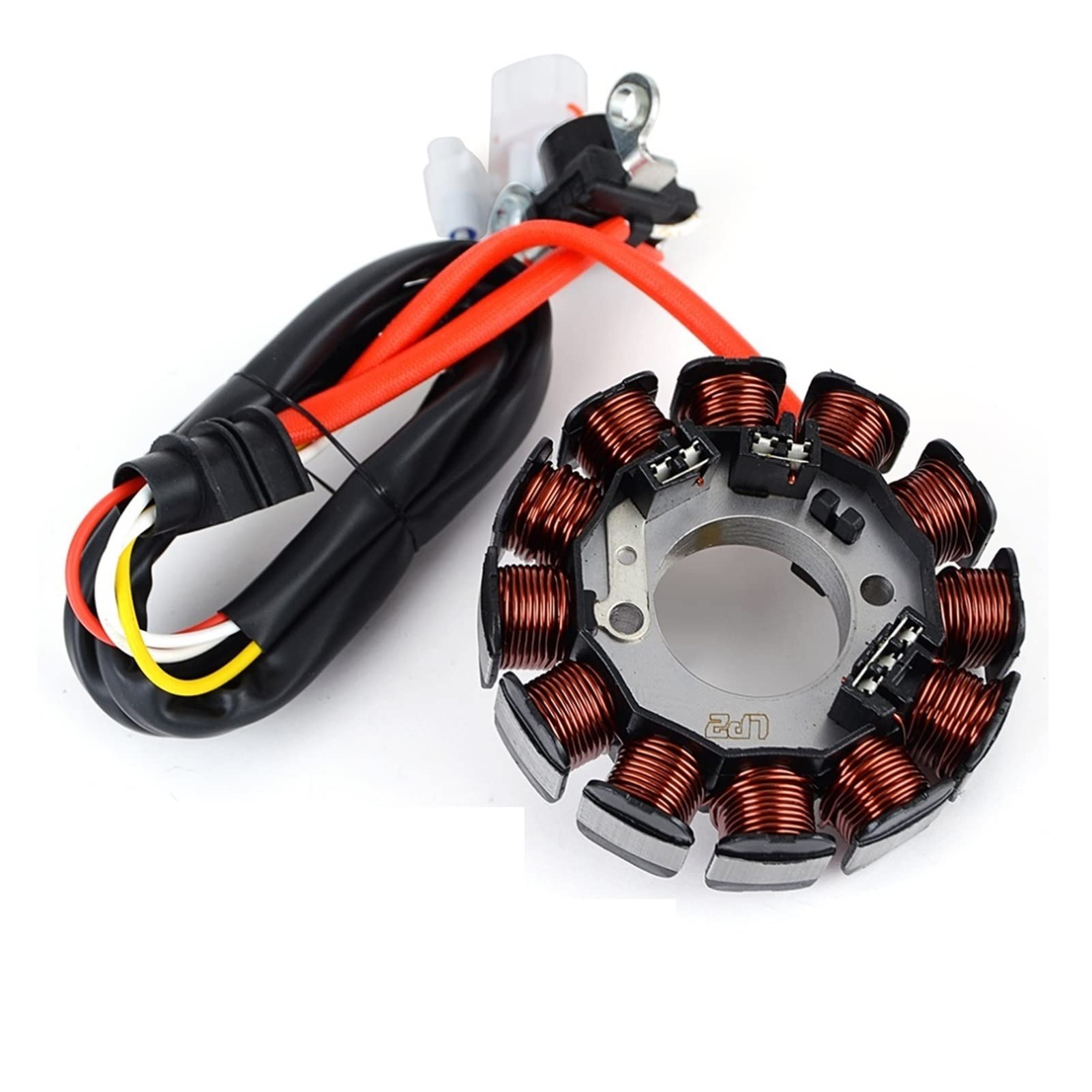 Yamaha YFZ450 YFZ450R Ignition Coil & Stator Replacement Parts - Compatible with 2005-2008 Models (5TG-81410-00 5TG-81410-01) - High Performance ATV Motorcycle Engine Coils for Off-Road Racing & Trail Riding
