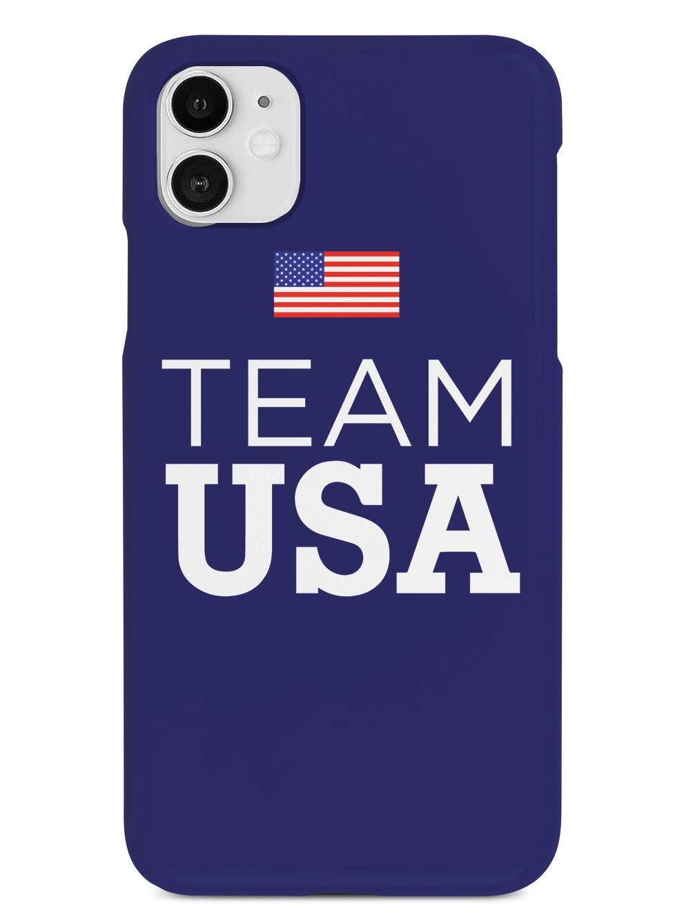 Inspired Cases - Shockproof & Anti-Scratch iPhone 12 Case with 3D Textured Design | Team USA Blue Protective Cover | Perfect for Outdoor Activities, Travel & Daily Use