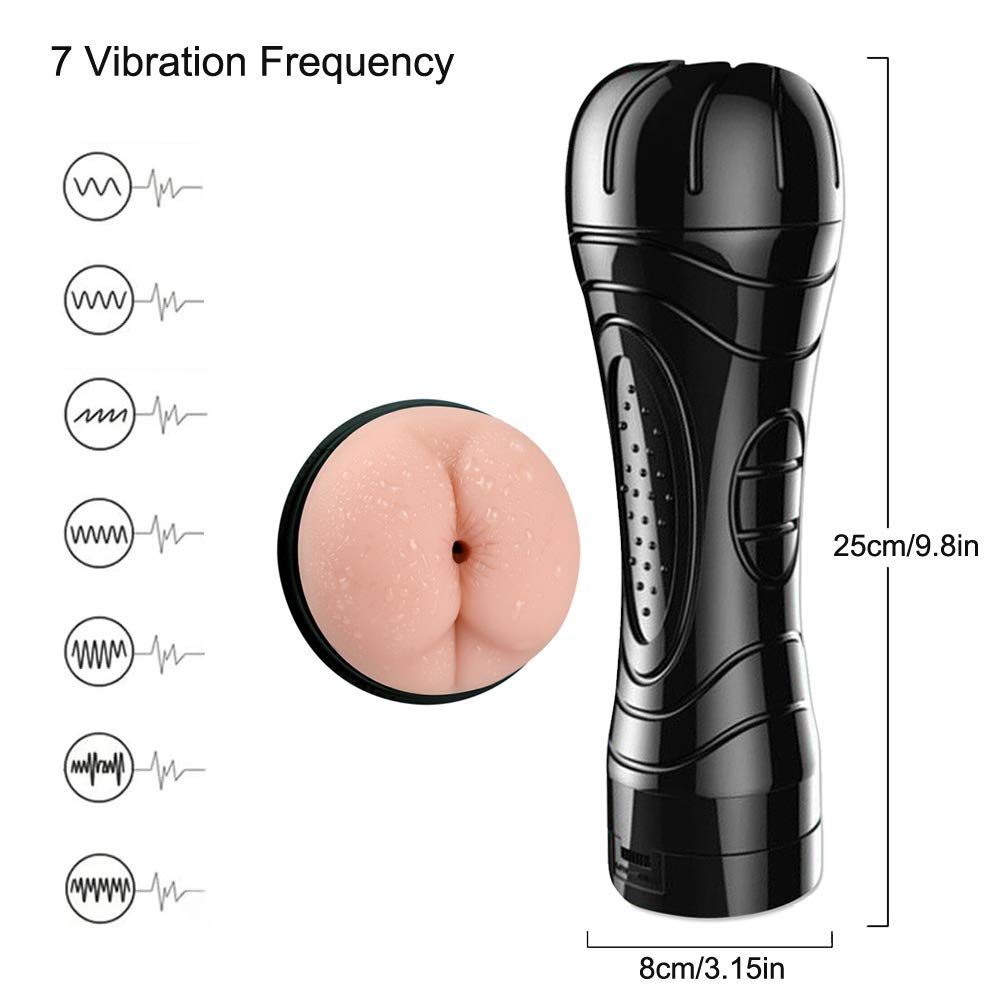 Realistic 3D Textured Vagina Male Masturbator - Lifelike Touch & Feeling Adult Sex Toy for Men - Perfect for Solo Play, Couples Fun & Discreet Pleasure