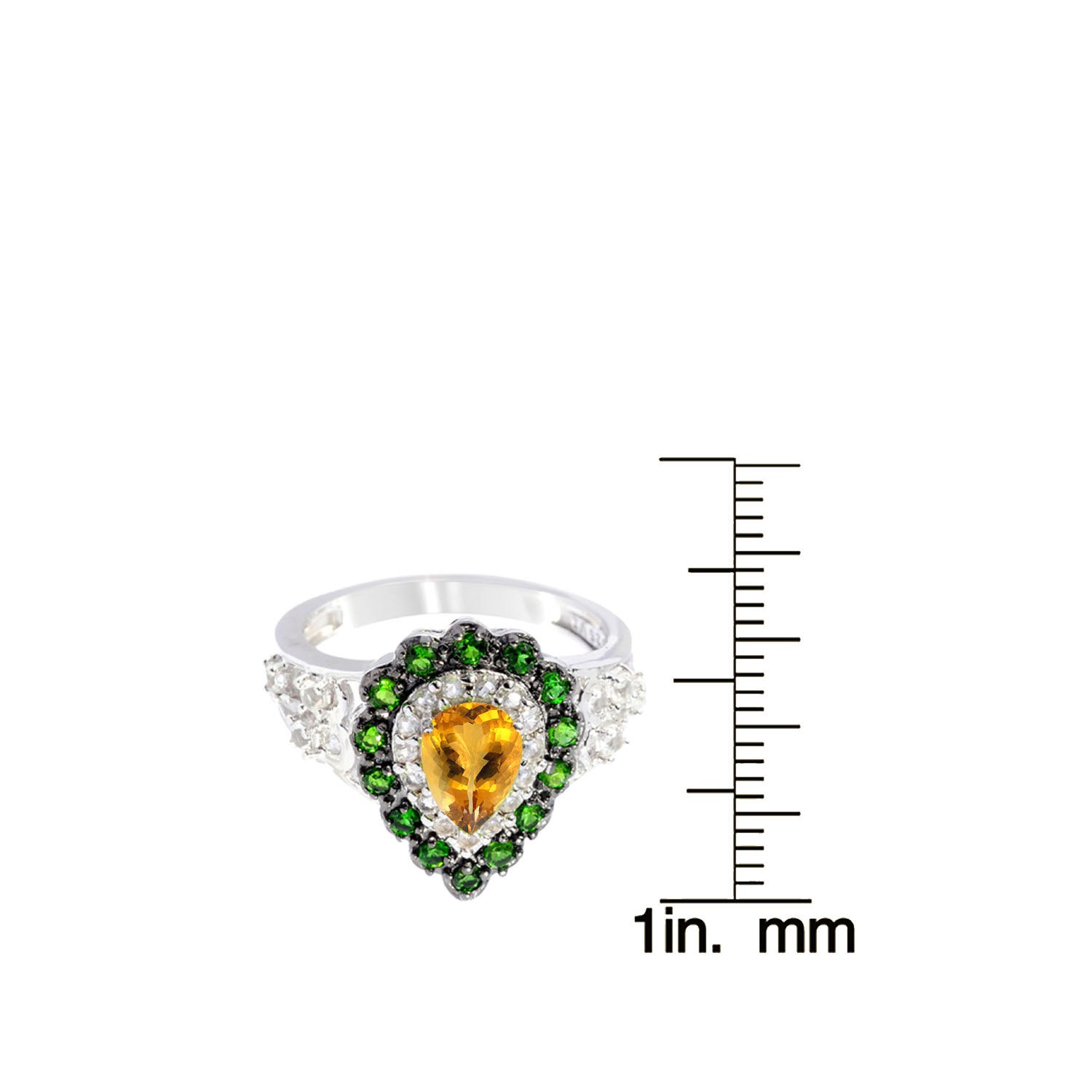 14K Sterling Silver Halo Engagement Ring for Women - Elegant Wedding Band & Promise Ring for Brides, Anniversaries, and Special Occasions