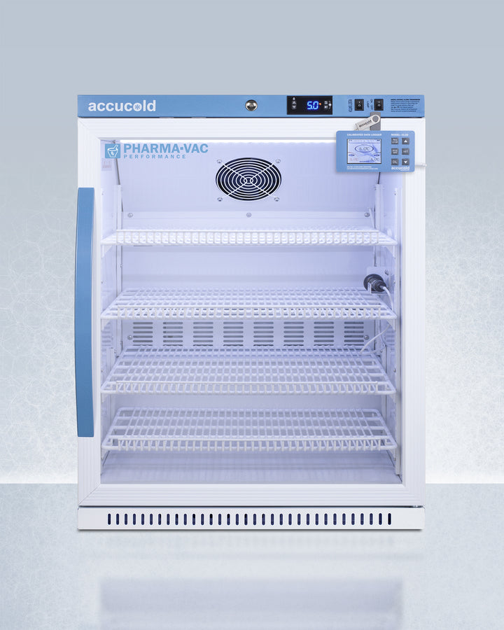 Accucold 6 Cubic Feet Vaccine Refrigerator with ADA Compliant Height - ARG61PVBIADADL2B - Perfect for Medical Clinics, Pharmacies & Vaccine Storage