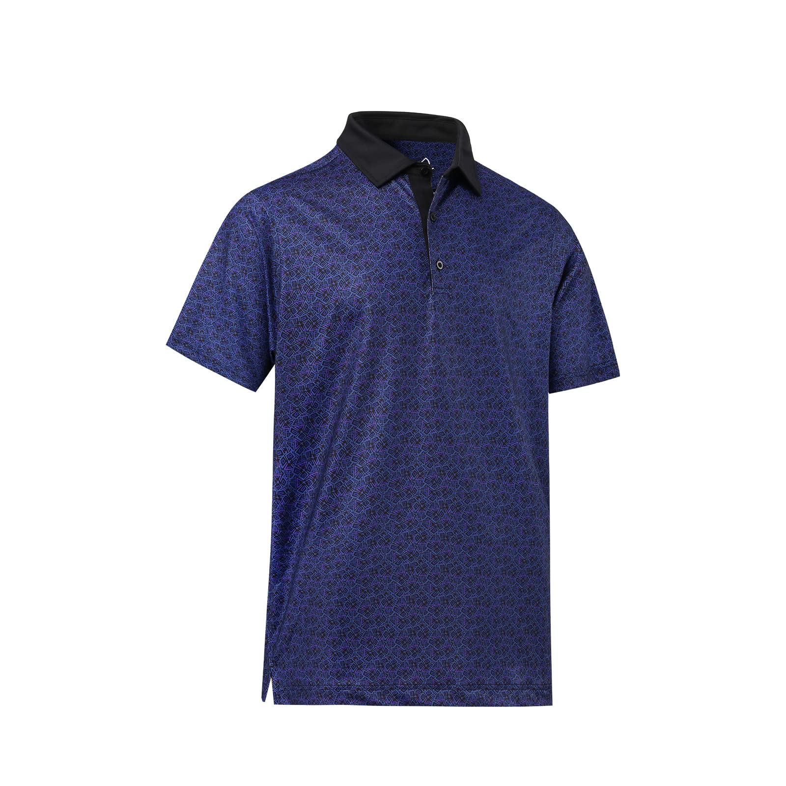 DEOLAX Men's Fashion Print Dry Fit Golf Polo Shirts - Quick Dry Short Sleeve Funny Golf Shirt for Men - Perfect for Golf, Casual Wear & Outdoor Activities
