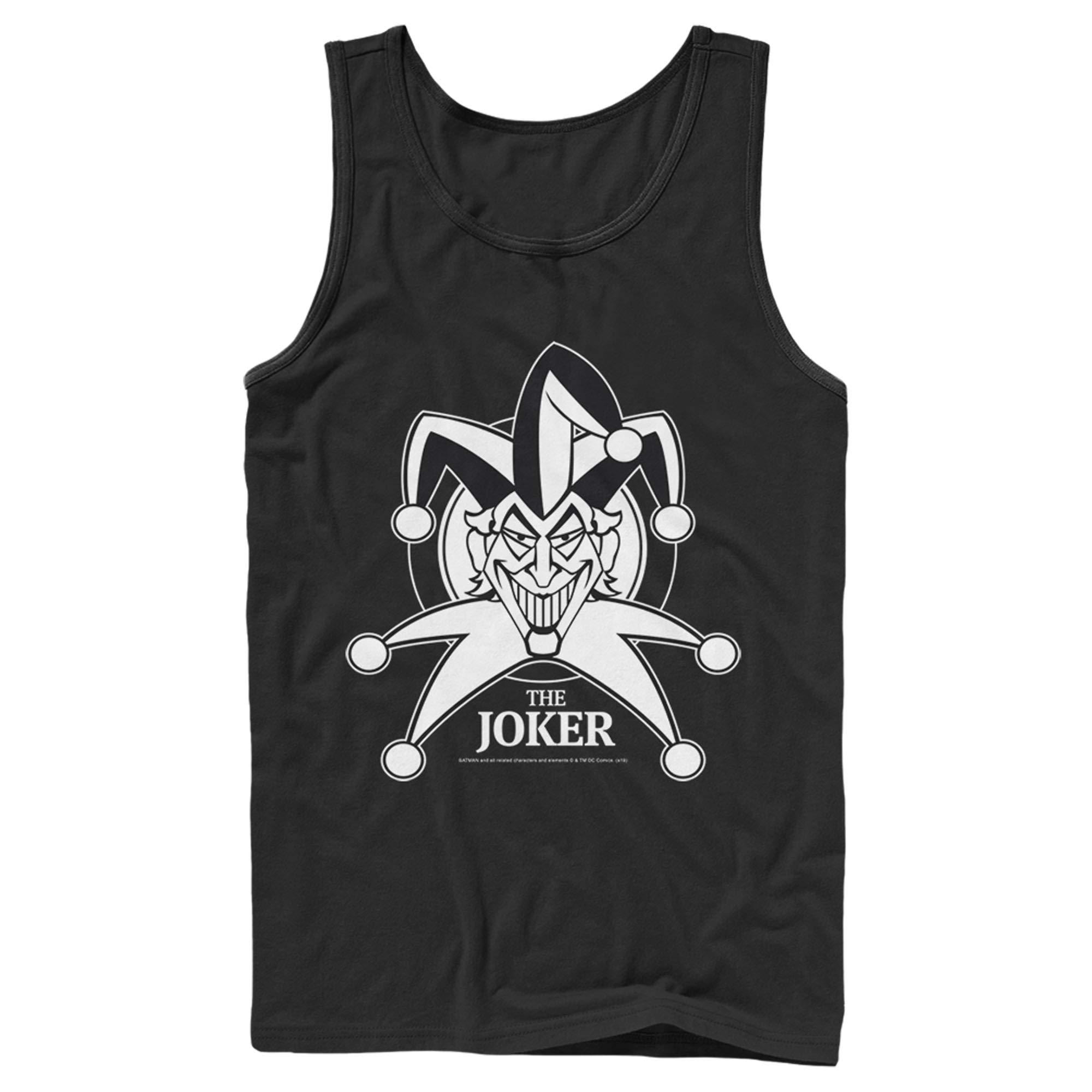 Batman Joker Emblem Tank Top for Men - Casual Summer Wear