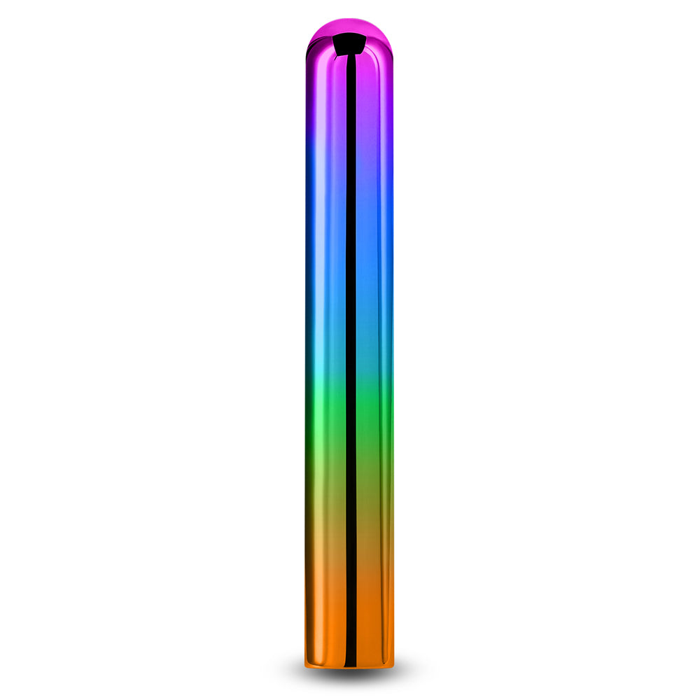 Premium Chroma Rechargeable Metallic Straight Vibrator - Large Size for Women, Powerful & Quiet G-Spot Stimulation - Perfect for Solo Play & Couples Intimacy
