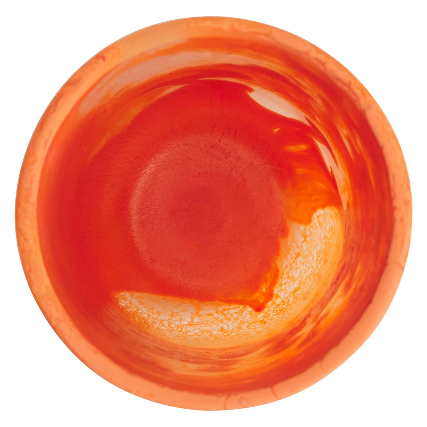 Kalinda Vase - Handcrafted Ceramic Home Decor in Persimmon Orange | Perfect for Living Room, Dining Table & Wedding Centerpieces