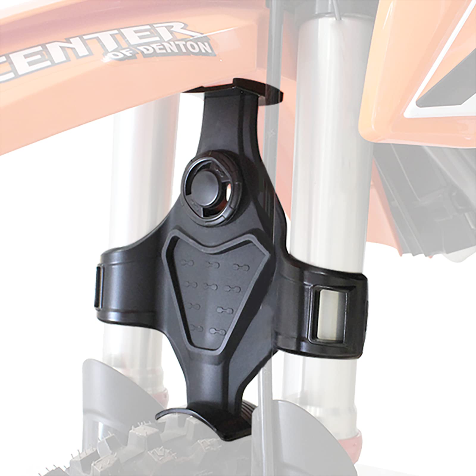 Dirt Bike Fork Saver - Universal Plastic Front Fork Support Guard Brace for Dirtbike Transportation Protection & Seal Saver (Black) | Ideal for Motorcycle Storage, Shipping & Trailering
