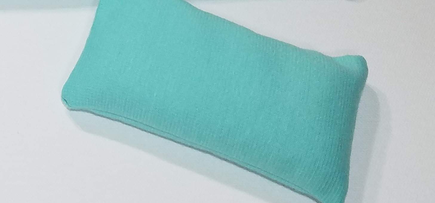 Blue Pineapple Wrist Rest Pad for Computer Keyboard & Mouse - Ergonomic Support with Flax Seeds & Essential Oil Options - Perfect for Office, Gaming & Long Computer Work Sessions
