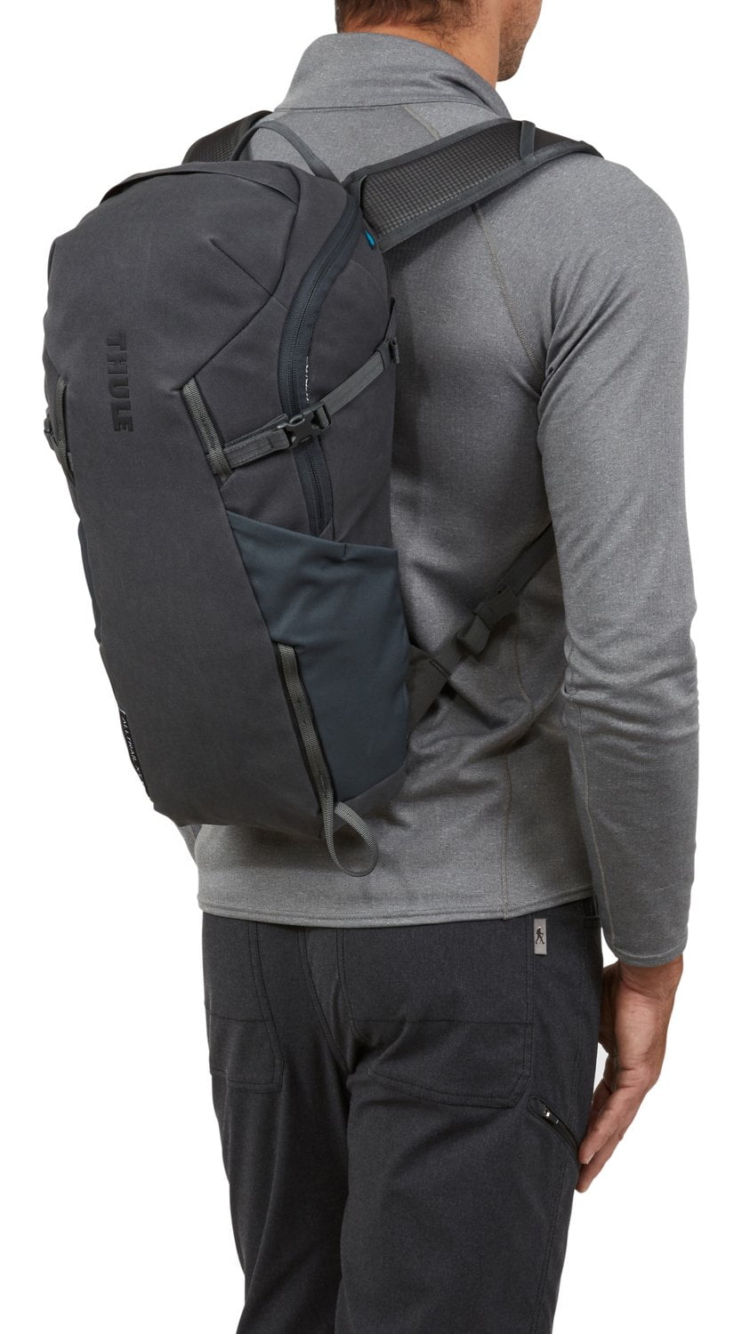 Thule AllTrail X 15L Hiking Backpack - Lightweight & Water-Resistant Daypack for Outdoor Adventures (Obsidian Gray) - Perfect for Hiking, Camping & Travel