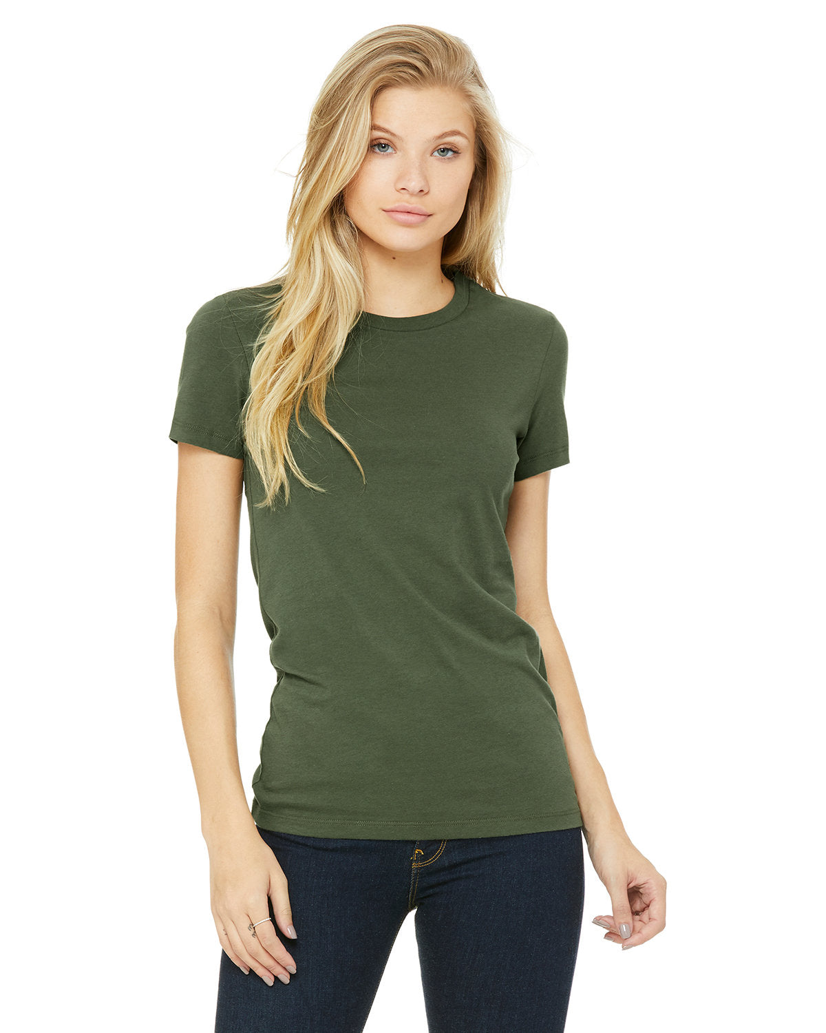 Bella + Canvas 6004 Women's Slim Fit Short Sleeve T-Shirt - Soft Cotton Tee for Casual Wear, Gym & Everyday Outfits