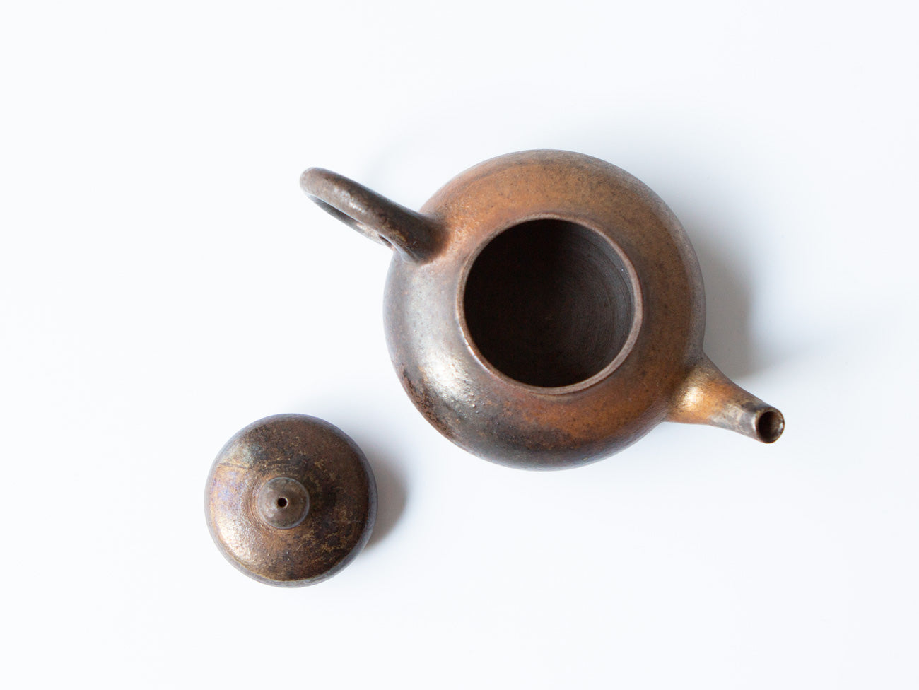 Premium Handcrafted Bronze Teapot - Elegant & Durable Traditional Tea Kettle for Home, Office, or Gift - Perfect for Loose Leaf Tea, Herbal Infusions & Tea Ceremonies