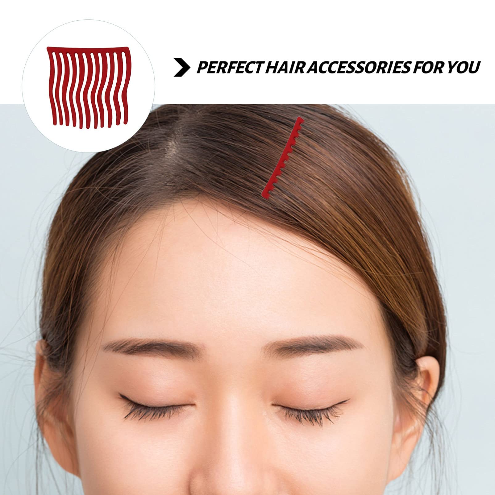 LALAFINA Elegant Alloy Hair Side Combs for Women - Decorative Hair Slides & Insert Combs for Weddings, Parties & Everyday Styling