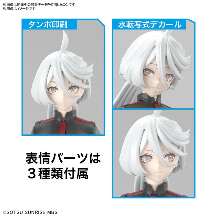 Figure Rise Standard Gundam The Witch From Mercury Miorine Rembrandt Model Kit - High-Quality Anime Action Figure for Collectors & Gundam Fans - Perfect for Display, Cosplay, and Gift Giving