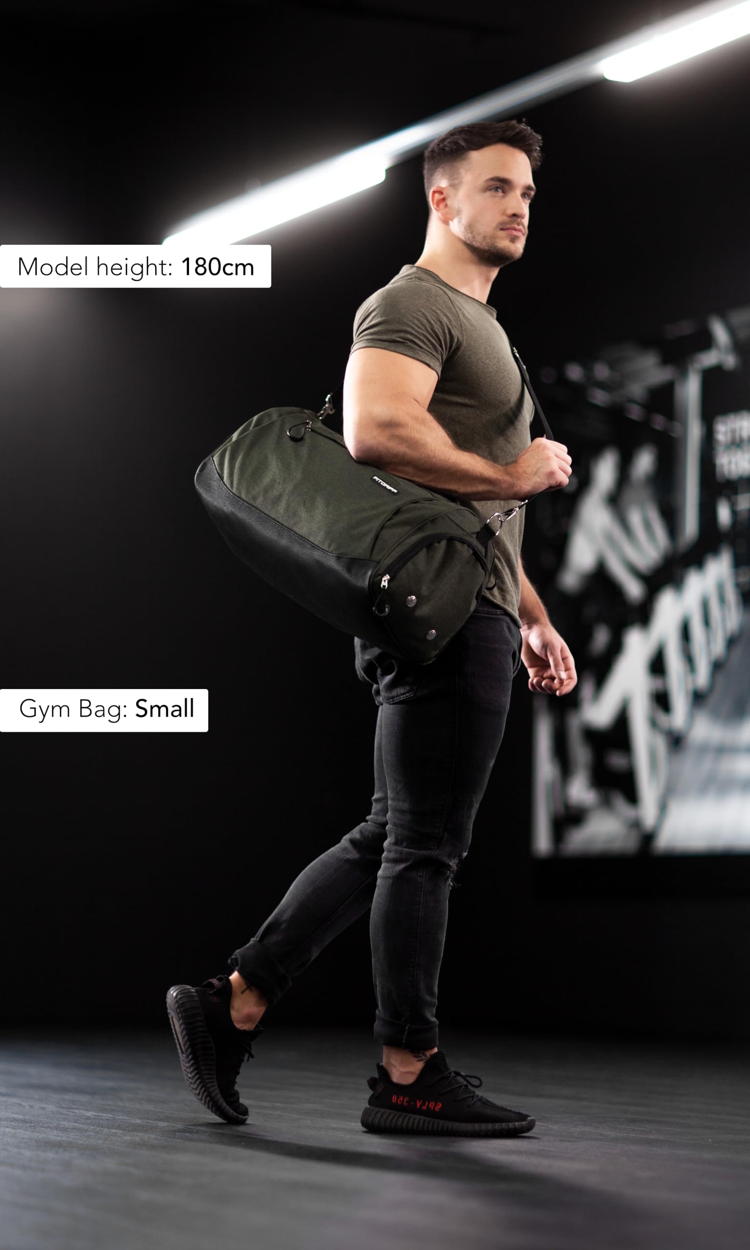 Fitgriff® Gym Bag for Men & Women - Durable Sports Duffle Bag with Separate Shoe & Wet Compartments - Perfect for Travel, Workout, Fitness & Gym - Ideal for Gym Locker, Sports Practice & Weekend Getaways