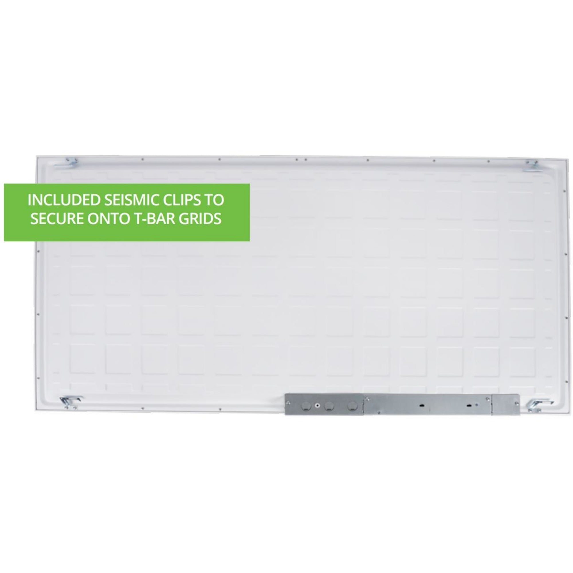 2x4 LED Flat Panel Light - 6250 Lumens, 50W, 3500K/4000K/5000K Color Temperature, 120-277V - Perfect for Office, Warehouse, and Commercial Lighting