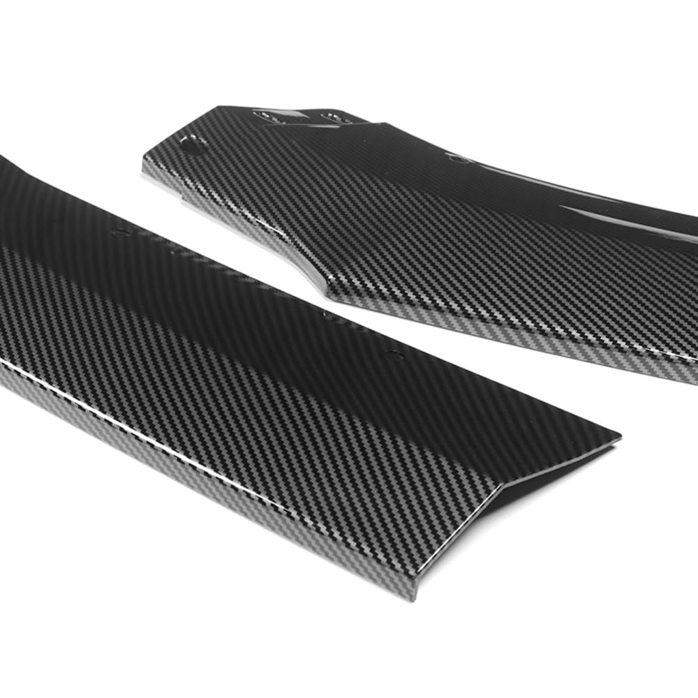 G-Style Front Bumper Lip Spoiler for 2024-2025 Ford Mustang ECO | ABS Painted Carbon Fiber Style | Enhanced Aerodynamics & Aggressive Styling | Perfect for Car Enthusiasts & Street Racing