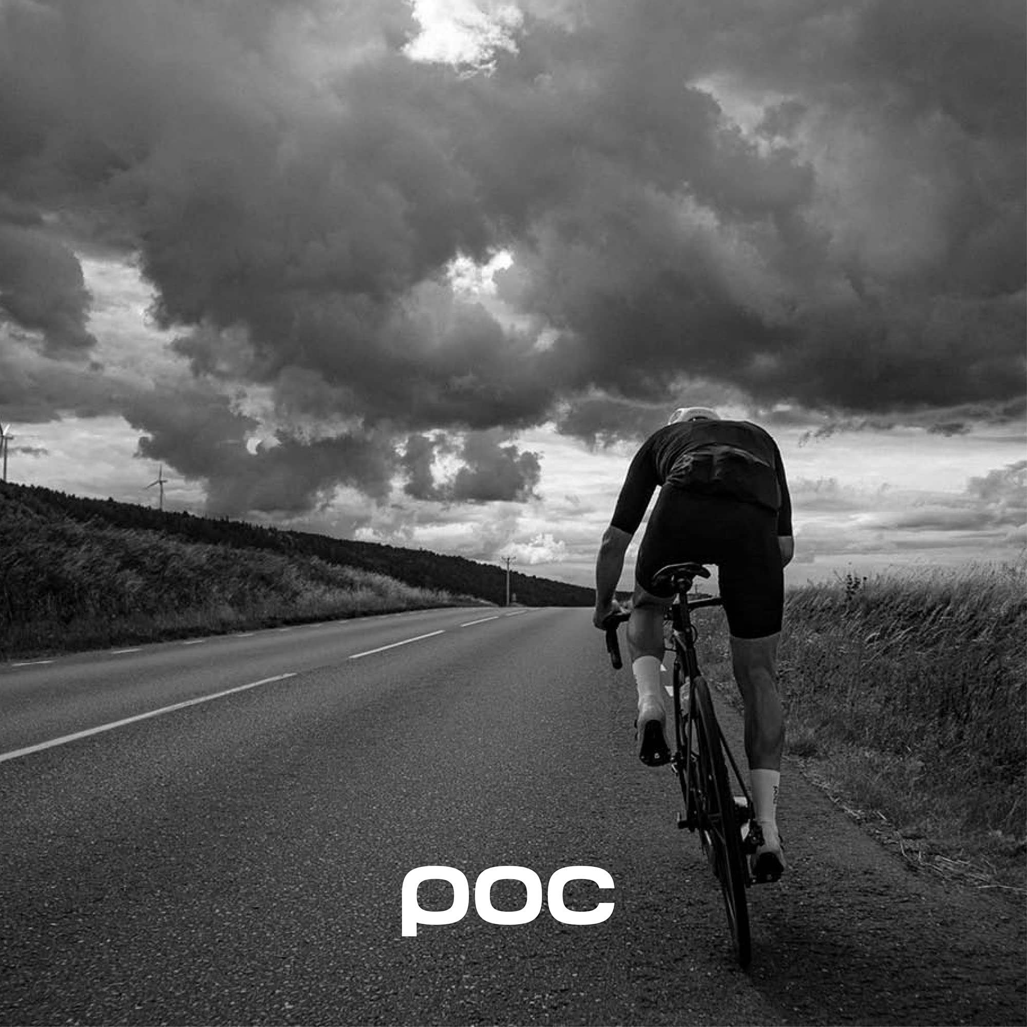 Poc Ventral Air Spin NFC Road Bike Helmet - UR-BLK-HYD-WHT - Small - Lightweight & Aerodynamic Cycling Protection for Road Racers & Commuters