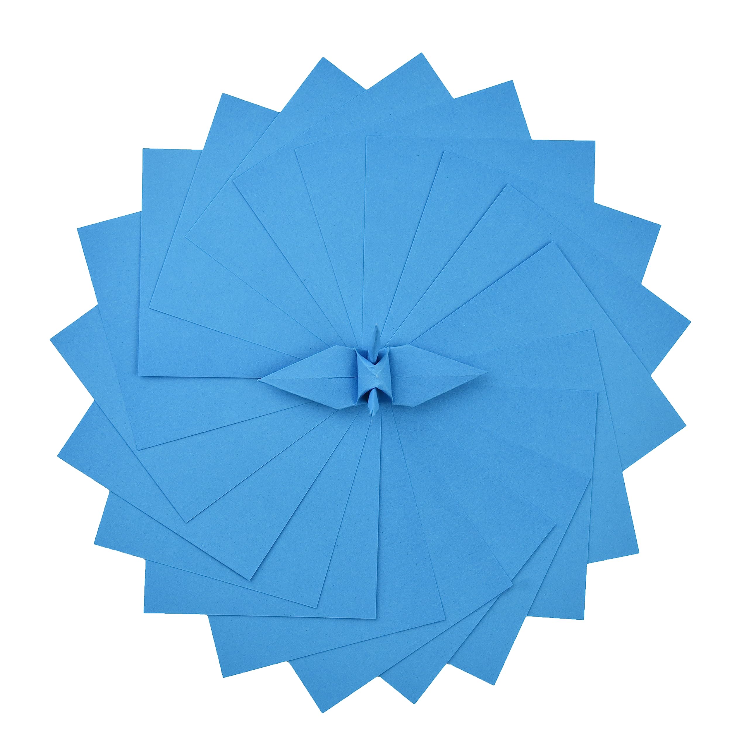 100 Sheets Double-Sided Dark Blue Origami Paper 3x3 Inches - Easy to Fold Square Paper for Origami Cranes, DIY Crafts, Scrapbooking & Gift Wrapping - Perfect for Kids, Beginners & Art Projects (S18 Dark Blue)