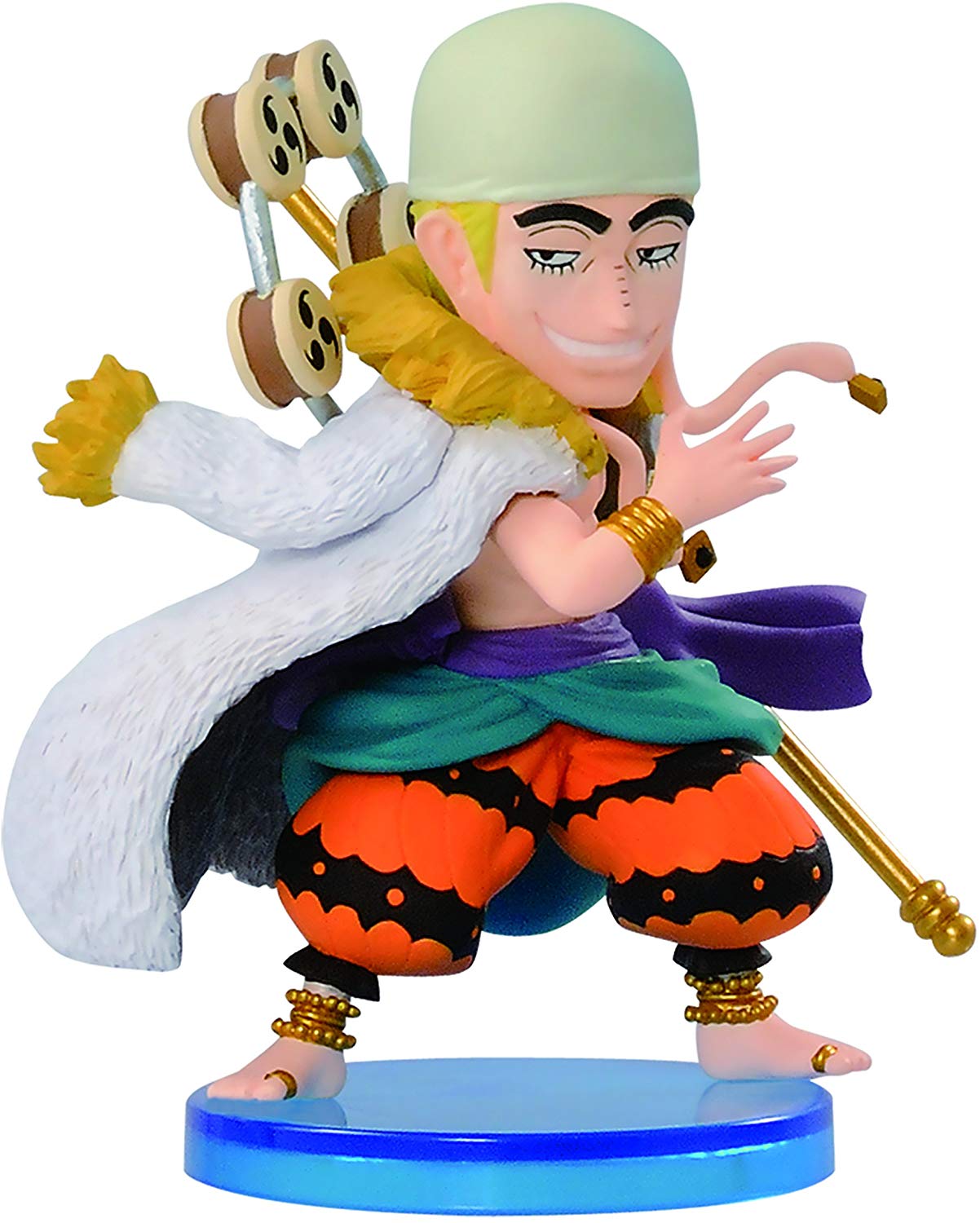 Banpresto One Piece Enel Mini World 2.5 Inch Collectible Action Figure - Anime Character Model for Display, Gift & Collection - Perfect for Fans, Home Decor & Office Desk