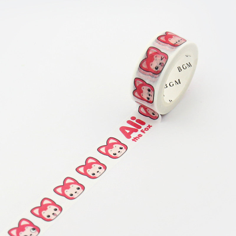 Ali The Fox iFace Washi Tape - Decorative Japanese Paper Tape for Scrapbooking, Journaling, DIY Crafts, and Home Decor - Perfect for Bullet Journals, Gift Wrapping, and Planner Stickers