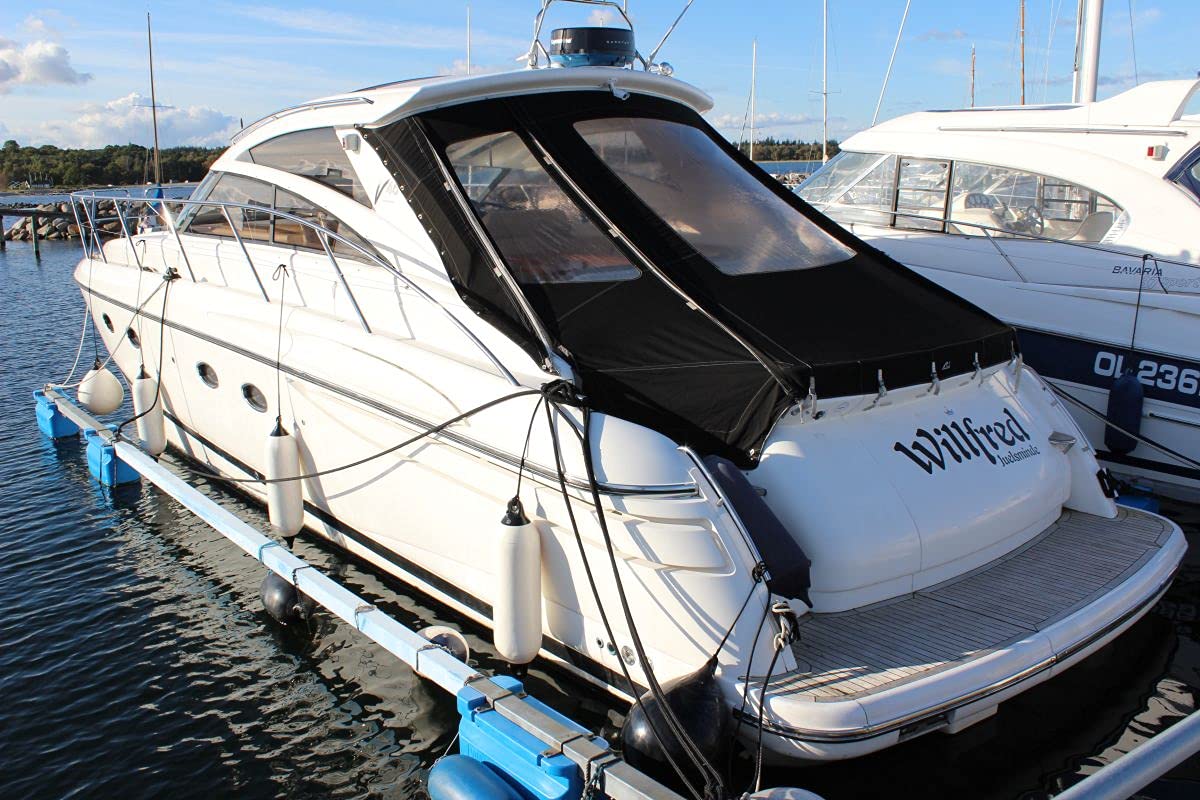 Heavy Duty Boat Fender Bumper - All Weather Marine Protection for Docking & Mooring - Strong Flexible Boat Accessory with Inflation Adapter - Perfect for Yachts, Sailboats & Dockside Protection