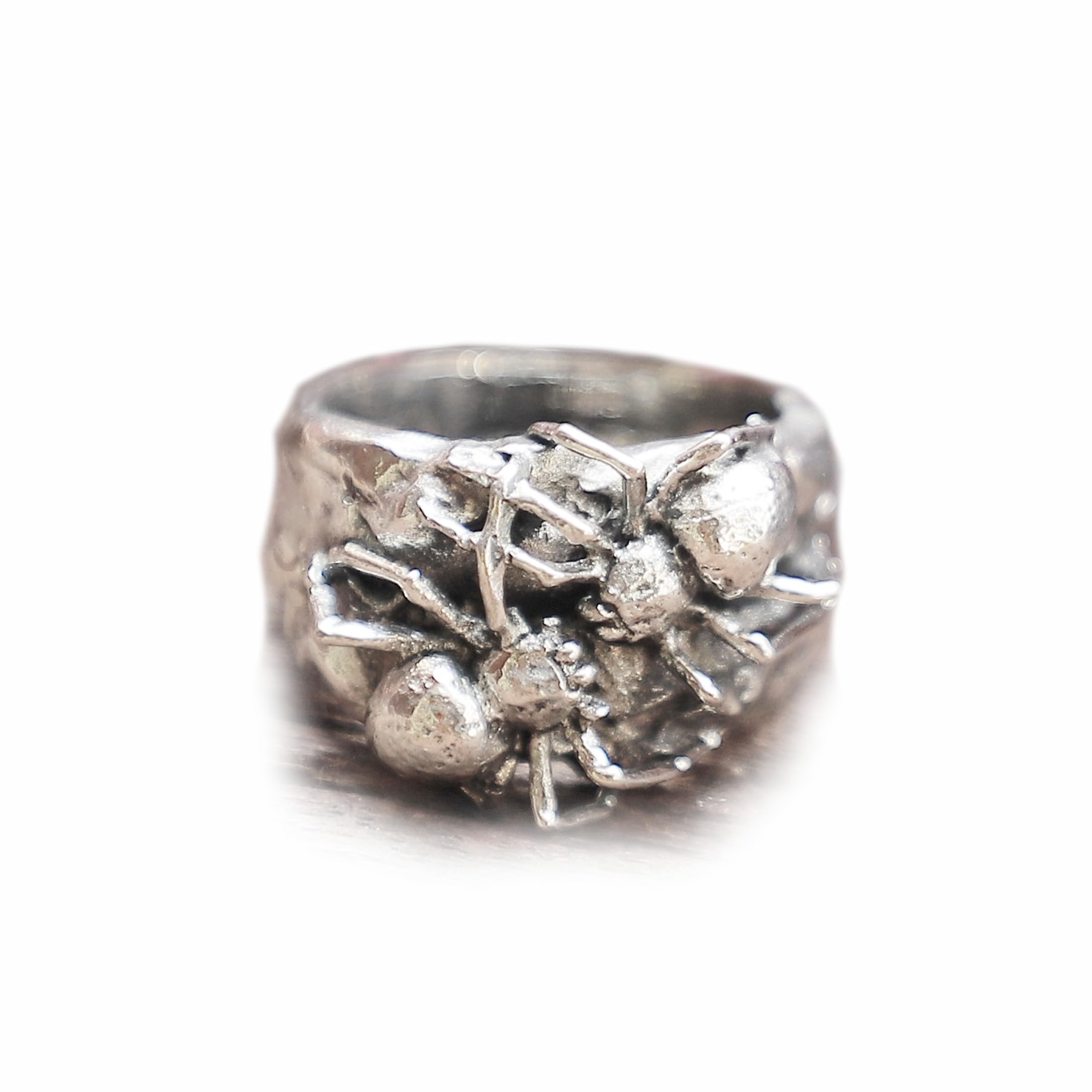 Gothic Spider Ring for Men & Women - 925 Sterling Silver Biker Witch Jewelry - Viking Skull Pagan Insect Ring - Perfect for Halloween, Gothic Fashion & Dark Aesthetic Outfits