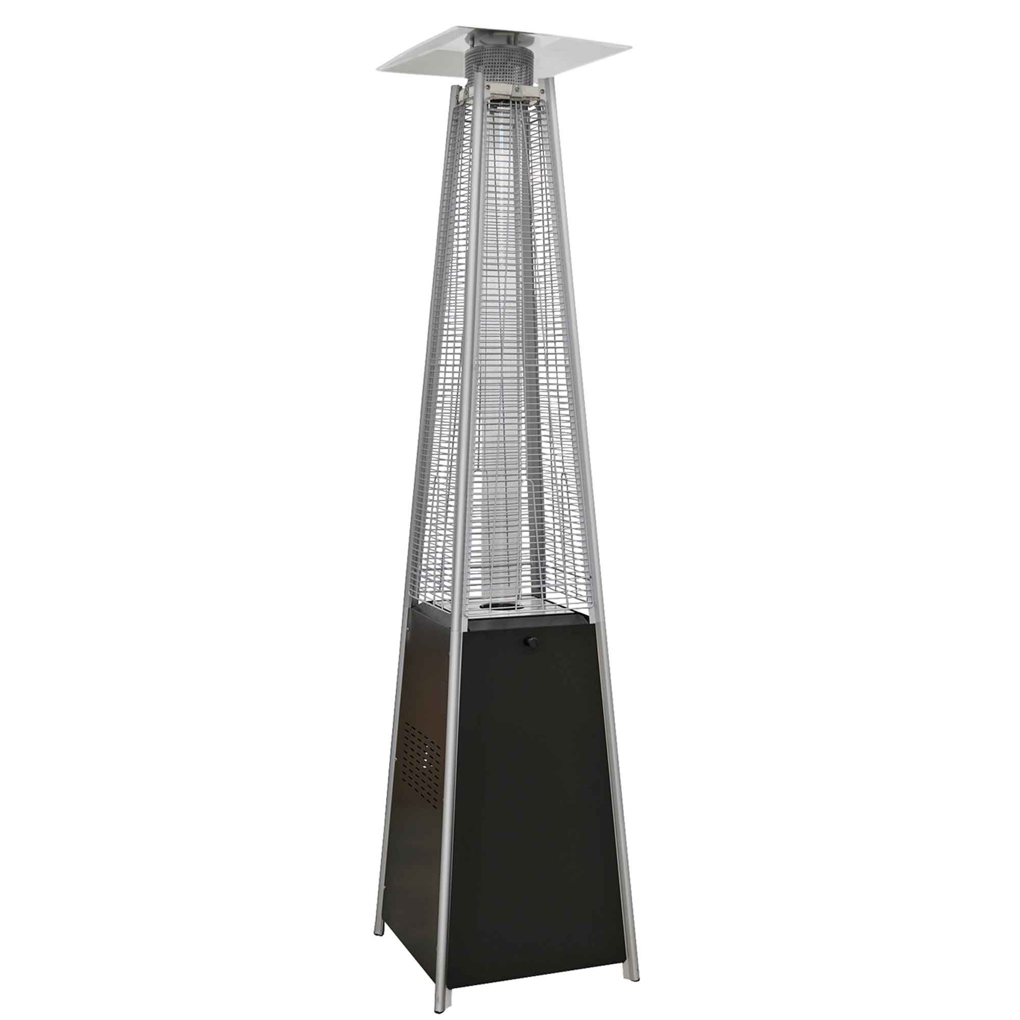 Pyramid Gas Patio Heater 13kW Outdoor Propane Heater - Black DG98 for Backyard, Deck, Garden & Restaurant Heating