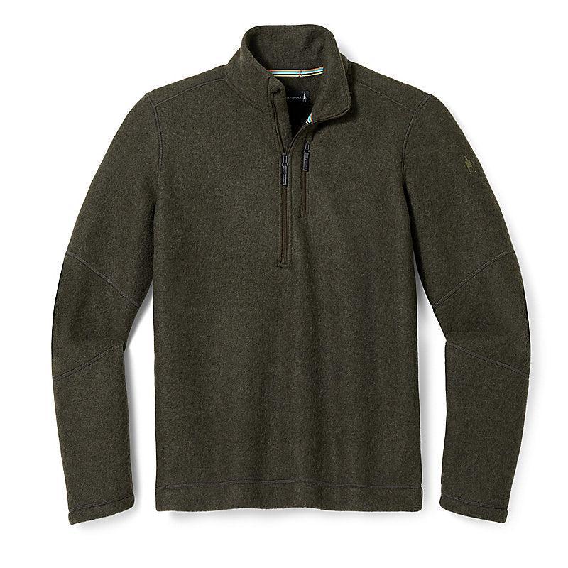 Men's Smartwool Hudson Trail Fleece 1/2 Zip Sweater - Lightweight Thermal Base Layer for Hiking, Camping & Outdoor Activities - Moisture Wicking & Odor Resistant Midlayer