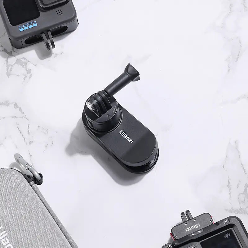 Ulanzi Go Quick II Magnetic Quick Release Backpack Strap Clip for GP Mount 3169 - Secure Camera Mount for DSLR, Mirrorless & Action Cameras - Perfect for Hiking, Travel & Outdoor Photography