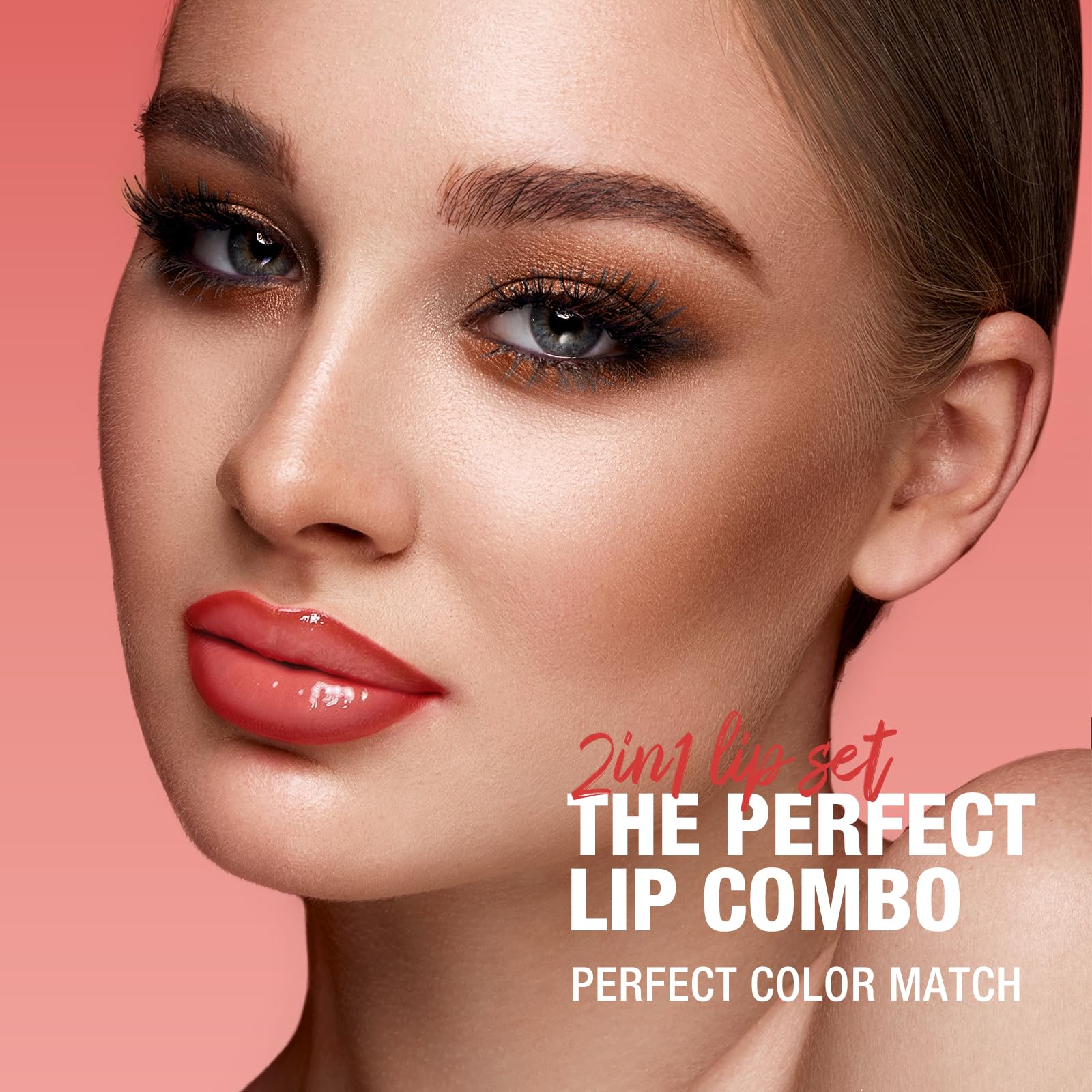 LANGMANNI 6 Matte Lip Liner & 6 Nourishing Lip Oil Gloss Set - Long Lasting Hydrating 2-in-1 Makeup Kit | Perfect for Daily Beauty, Party & Gift for Women & Girls
