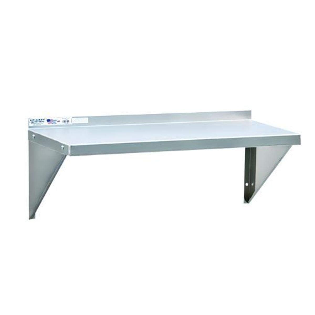 Newage Industrial 95634 Heavy Duty Solid Aluminum Wall Shelf - 18