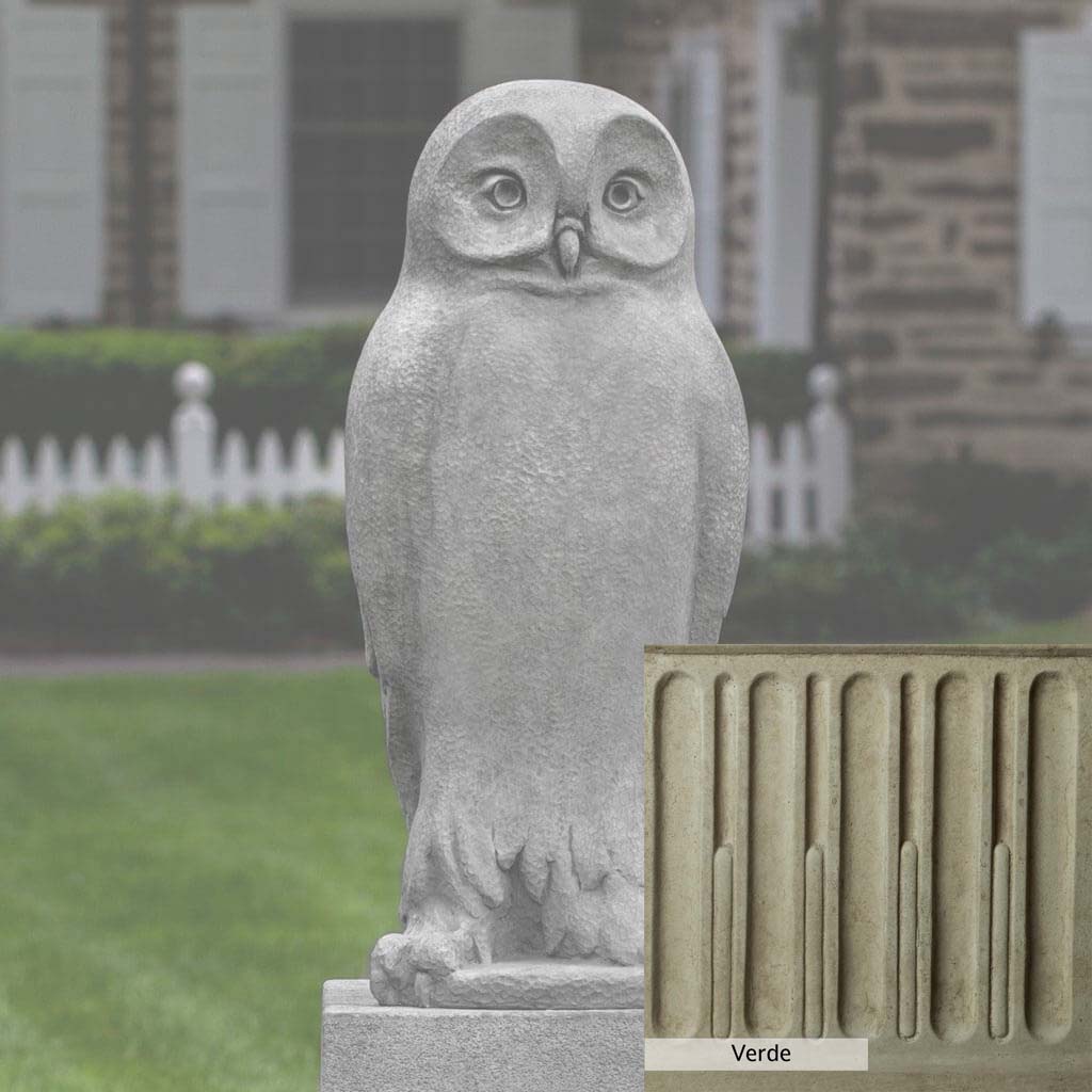 Dr. Hoo Statue - Handcrafted Home Decor & Garden Sculpture | Campania International | Perfect for Indoor & Outdoor Decor, Gifts, and Feng Shui