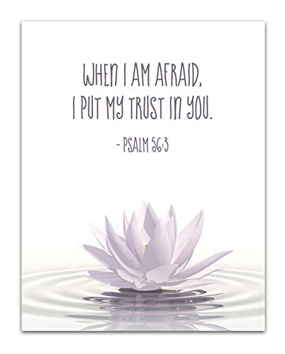Psalm 56:3 - Floating Lotus