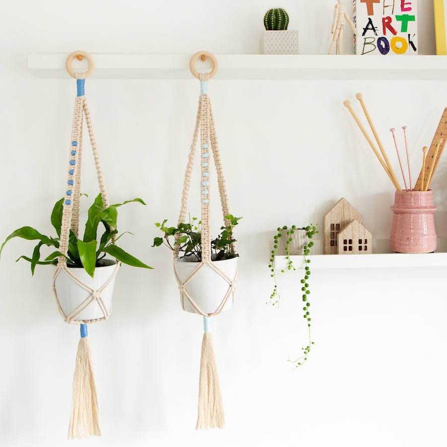DIY Macrame Box Kit - Handmade Boho Home Decor for Wall Hanging, Shelf Storage & Gift Wrapping | Perfect for Beginners, Wall Art & Small Item Organization