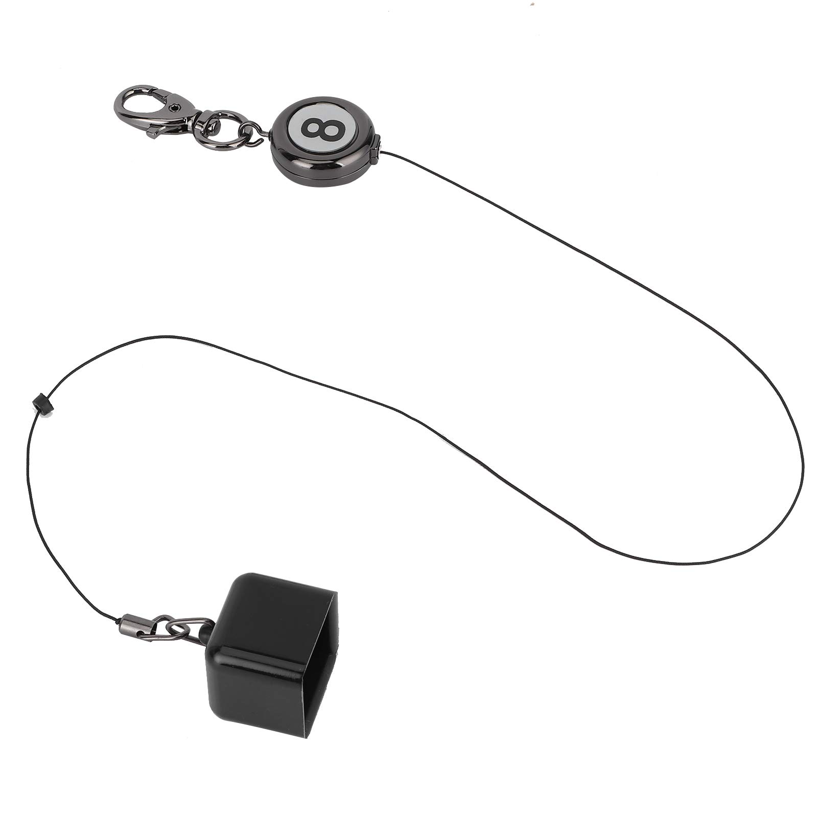 Retractable Billiards Chalk Holder - Snooker & Pool Cue Chalk Clip with Secure Grip - Perfect for Professional Players & Home Game Rooms - Essential Billiard Supplies for Smooth Shots & Improved Accuracy