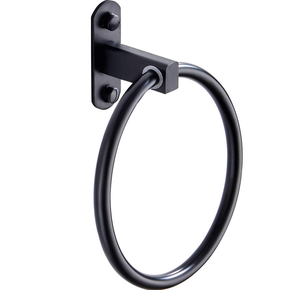 Oil Rubbed Bronze Stainless Steel Towel Ring - Wall Mounted for Bathroom & Kitchen