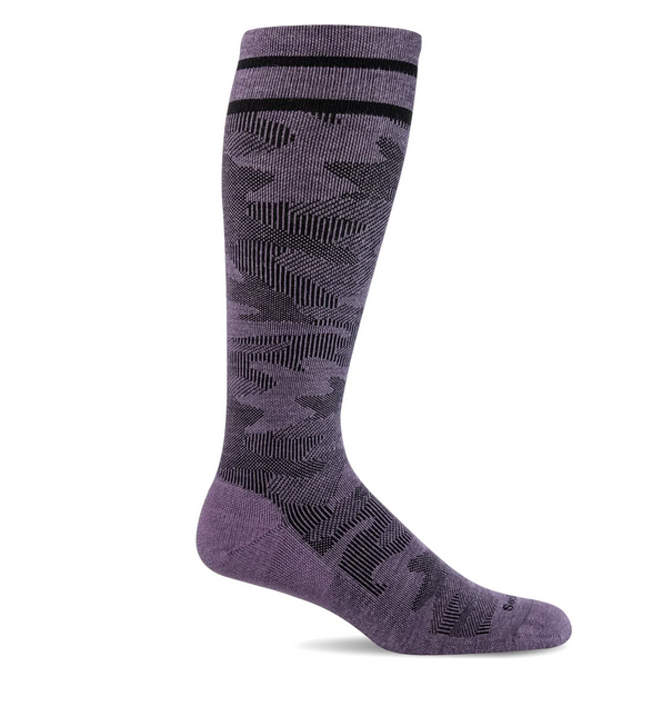 Sockwell Women's Camo Twill Moderate Graduated Compression Socks - Support for Running, Travel & Work - Comfortable & Breathable for All-Day Wear