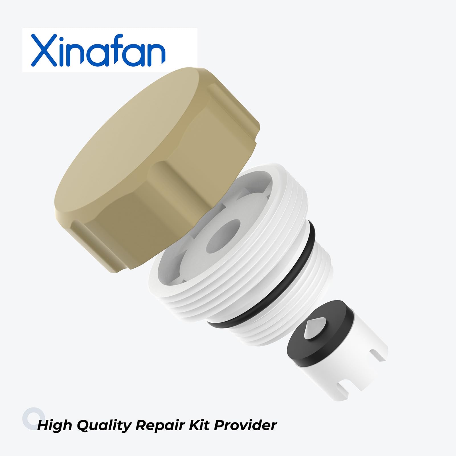 VAC-VBK-X1B Vacuum Breaker Kit - Anti-Siphon Frost Free Sillcock Valve Replacement Parts - Repair Accessories for Outdoor Faucets & Garden Hose Bibs - Perfect for Home Plumbing Maintenance & Winterization