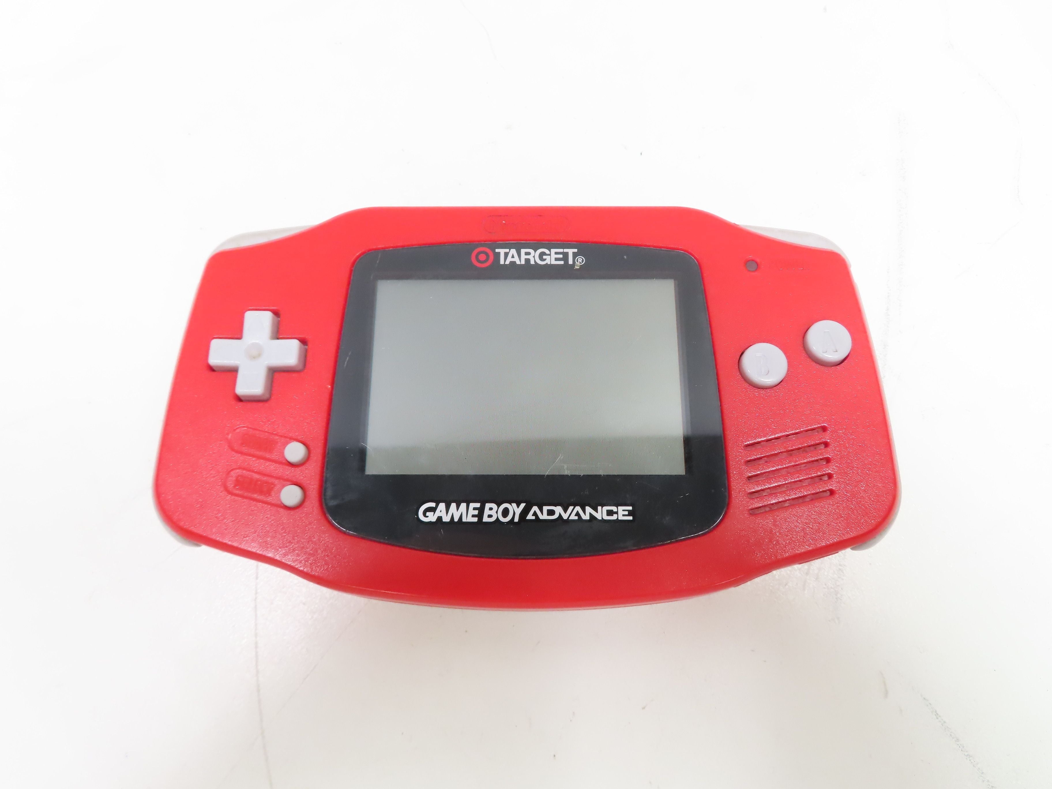 Original Nintendo Game Boy Advance Red Target Edition - Retro Gaming Console for Kids & Adults - Perfect for Travel, Gifts & Classic Game Collection