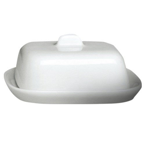 Cameo Dynasty 4 Butter Dish with Lid - Elegant Glass Butter Keeper for Dining Table - Perfect for Breakfast, Brunch, and Kitchen Storage