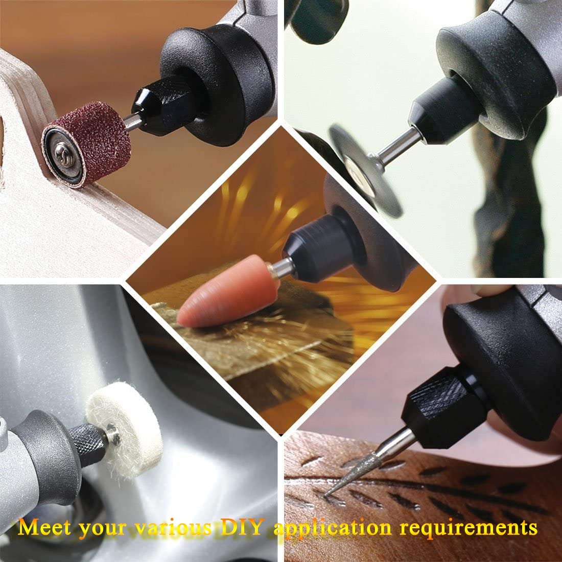 276 Pcs Rotary Tool Accessories Kit with 1/8