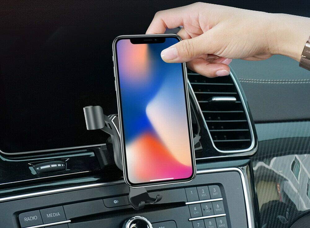 GTINTHEBOX Universal Car Phone Mount Holder - Adjustable Air Vent Clip for iPhone, Samsung & More (3.5-6.0 Inch Phones) | Compatible with 2016-2019 Mercedes-Benz GLE350 GLE400 GLE500 GLS450 | Perfect for GPS Navigation & Hands-Free Driving
